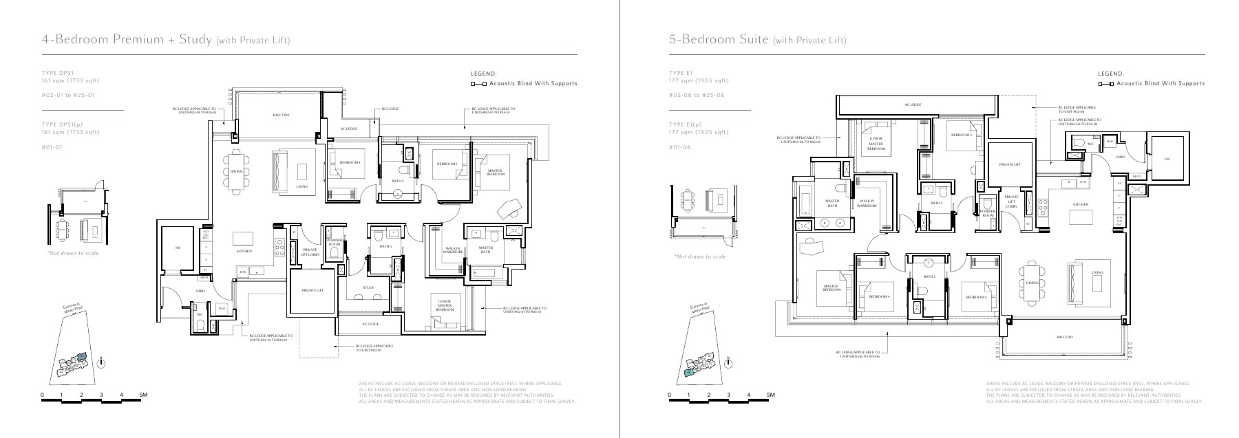 Meyer Blue 5 Bedroom 5 Bedroom collection floor plan